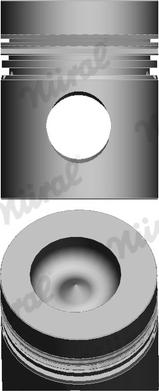 Nüral 87-405500-10 - Поршень autocars.com.ua