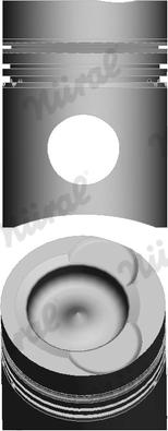 Nüral 87-407100-10 - Поршень autocars.com.ua