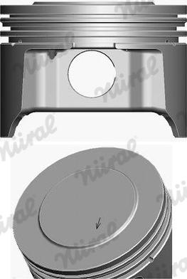 Nüral 87-426100-00 - Поршень autocars.com.ua