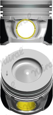Nüral 87-430400-00 - Поршень autocars.com.ua