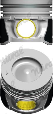 Nüral 87-430407-00 - Поршень autocars.com.ua