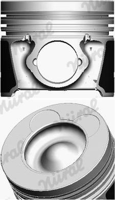 Nüral 87-434207-00 - Поршень autocars.com.ua