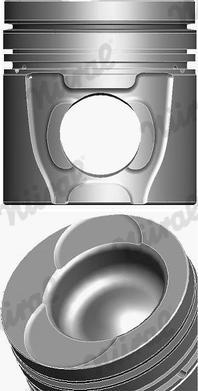 Nüral 87-435000-10 - Поршень autocars.com.ua