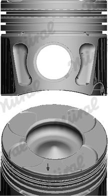 Nüral 87-435700-10 - Поршень autocars.com.ua