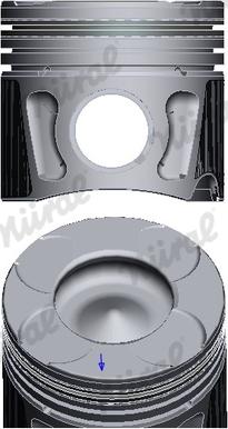 Nüral 87-450500-00 - Поршень autocars.com.ua