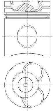 Nüral 87-502600-00 - Поршень autocars.com.ua