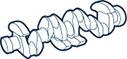 OE Germany 05 0300 130000 - Колінчастий вал autocars.com.ua