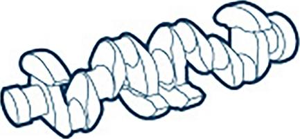 OE Germany 05 0300 900000 - Колінчастий вал autocars.com.ua