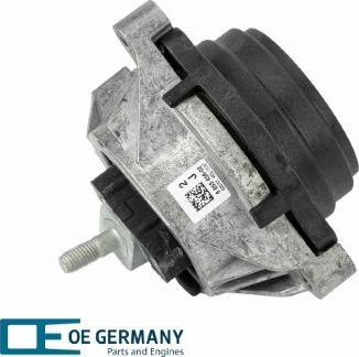 OE Germany 801004 - Подушка, підвіска двигуна autocars.com.ua