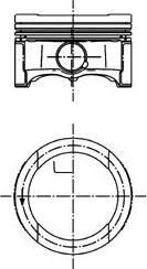 OEM 06B107065T050 - Комплект поршневих кілець autocars.com.ua