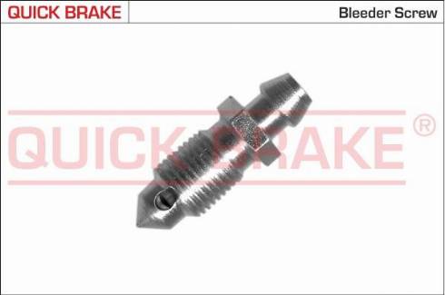 OJD Quick Brake 0016 - Болт повітряного клапана / вентиль, колісний гальмівний шлях навіть.  циліндр autocars.com.ua