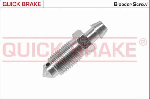 OJD Quick Brake 0017 - Болт повітряного клапана / вентиль, колісний гальмівний шлях навіть.  циліндр autocars.com.ua