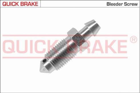 OJD Quick Brake 0017 - Болт воздушного клапана / вентиль, колесный тормозн. цилиндр avtokuzovplus.com.ua