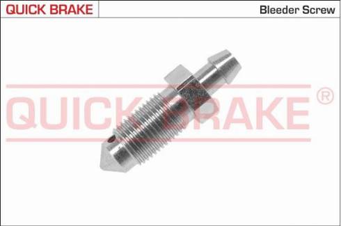 OJD Quick Brake 0019 - Болт повітряного клапана / вентиль, колісний гальмівний шлях навіть.  циліндр autocars.com.ua