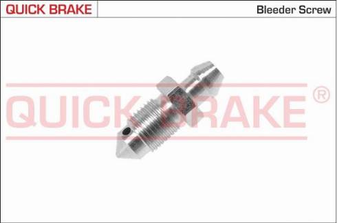 OJD Quick Brake 0039 - Болт повітряного клапана / вентиль, колісний гальмівний шлях навіть.  циліндр autocars.com.ua