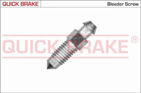 OJD Quick Brake 0053X - Болт повітряного клапана / вентиль, колісний гальмівний шлях навіть.  циліндр autocars.com.ua