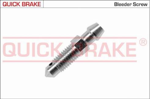 OJD Quick Brake 0086 - Болт повітряного клапана / вентиль, колісний гальмівний шлях навіть.  циліндр autocars.com.ua