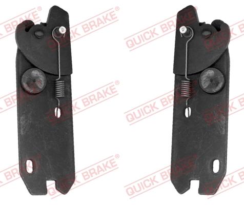 OJD Quick Brake 102 53 061 - Гальмівні колодки, дискові гальма autocars.com.ua