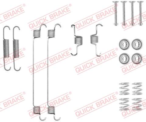 OJD Quick Brake 105-0018 - Комплектуючі, барабанний гальмівний механізм autocars.com.ua