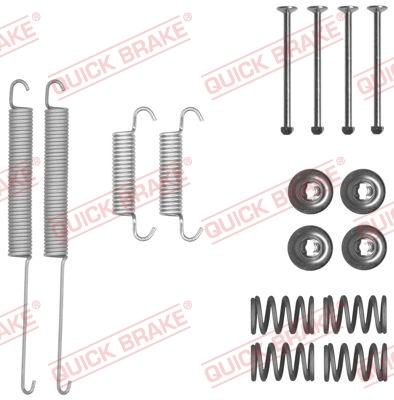 OJD Quick Brake 105-0026 - Комплектуючі, барабанний гальмівний механізм autocars.com.ua