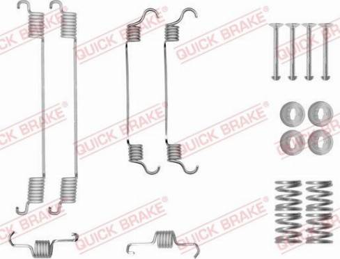 OJD Quick Brake 105-0034 - Комплектуючі, барабанний гальмівний механізм autocars.com.ua