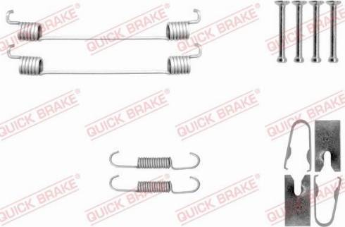 OJD Quick Brake 105-0040 - Комплектуючі, барабанний гальмівний механізм autocars.com.ua