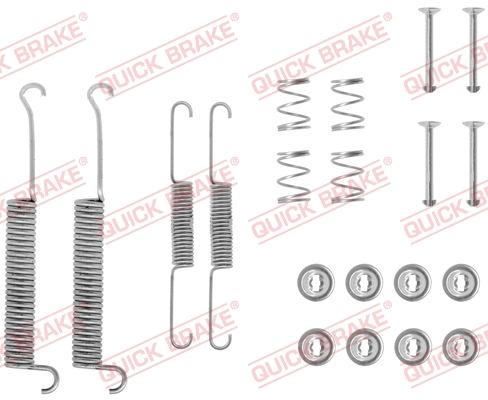 OJD Quick Brake 105-0504 - Комплектуючі, барабанний гальмівний механізм autocars.com.ua