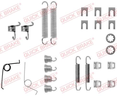 OJD Quick Brake 105-0545 - Комплектующие, барабанный тормозной механизм autodnr.net