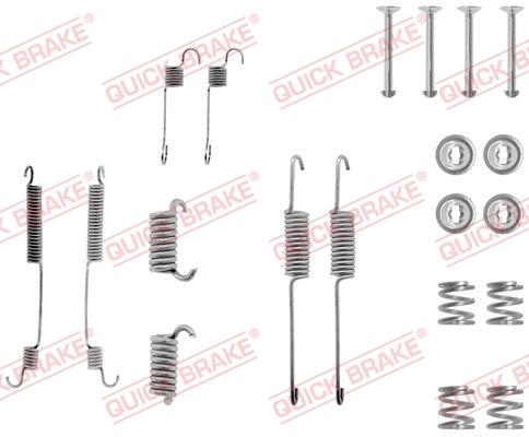 OJD Quick Brake 1050599 - Комплектуючі, барабанний гальмівний механізм autocars.com.ua