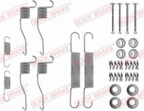 OJD Quick Brake 105-0639R - Комплектуючі, барабанний гальмівний механізм autocars.com.ua