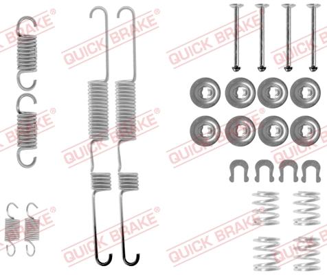 OJD Quick Brake 105-0643 - Комплектуючі, барабанний гальмівний механізм autocars.com.ua