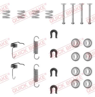 OJD Quick Brake 105-0655 - Комплектуючі, барабанний гальмівний механізм autocars.com.ua