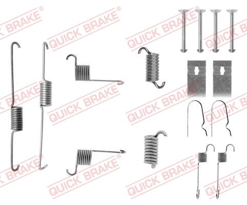 OJD Quick Brake 105-0661 - Комплектуючі, барабанний гальмівний механізм autocars.com.ua