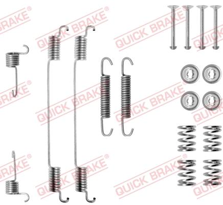 OJD Quick Brake 105-0682 - Комплектуючі, барабанний гальмівний механізм autocars.com.ua