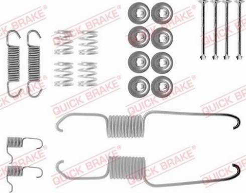 OJD Quick Brake 105-0685 - Комплектуючі, барабанний гальмівний механізм autocars.com.ua