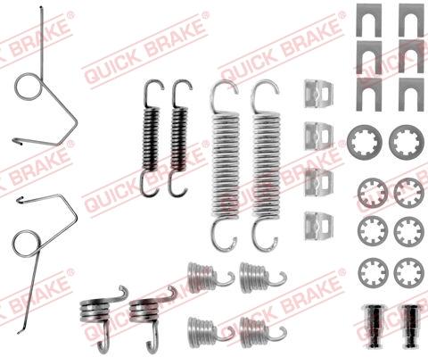 OJD Quick Brake 105-0686 - Комплектуючі, барабанний гальмівний механізм autocars.com.ua