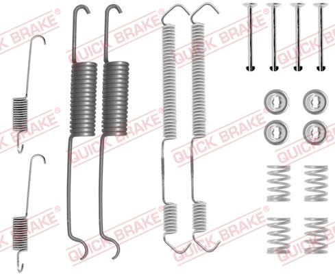 OJD Quick Brake 1050691 - Комплектуючі, барабанний гальмівний механізм autocars.com.ua