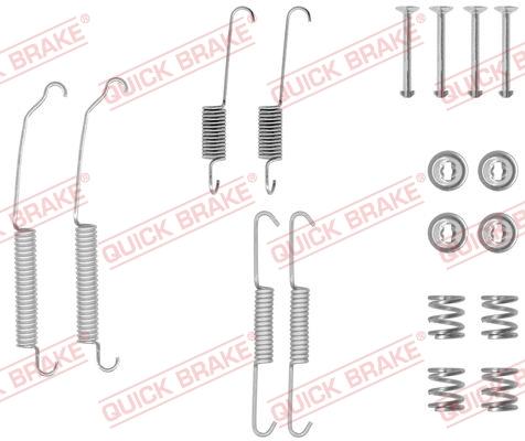 OJD Quick Brake 105-0701 - Комплектующие, барабанный тормозной механизм avtokuzovplus.com.ua