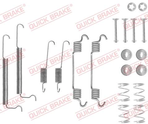 OJD Quick Brake 105-0709 - Комплектуючі, барабанний гальмівний механізм autocars.com.ua