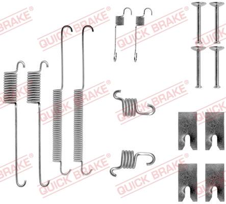 OJD Quick Brake 1050732 - Комплектуючі, барабанний гальмівний механізм autocars.com.ua