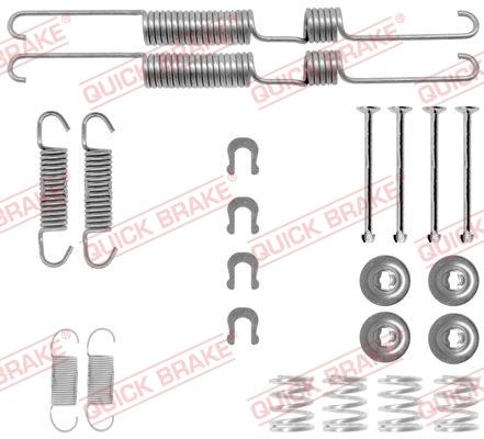 OJD Quick Brake 105-0738 - Комплектующие, барабанный тормозной механизм avtokuzovplus.com.ua