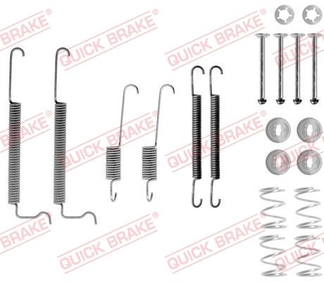 OJD Quick Brake 105-0744 - Комплектуючі, барабанний гальмівний механізм autocars.com.ua