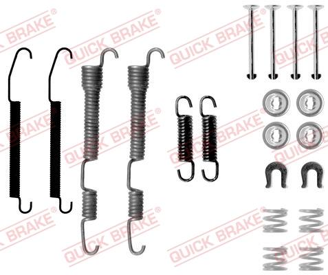 OJD Quick Brake 105-0761 - Комплектуючі, барабанний гальмівний механізм autocars.com.ua