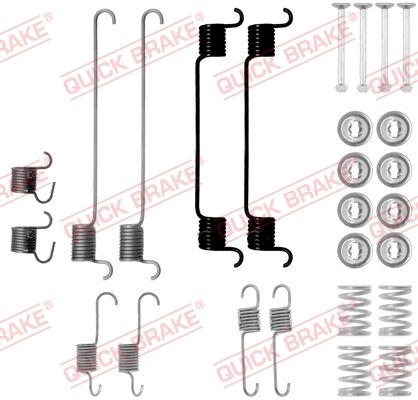 OJD Quick Brake 105-0802 - Комплектуючі, барабанний гальмівний механізм autocars.com.ua