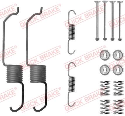 OJD Quick Brake 105-0825 - Комплектуючі, барабанний гальмівний механізм autocars.com.ua