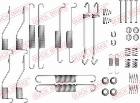 OJD Quick Brake 105-0852 - Комплектующие, барабанный тормозной механизм avtokuzovplus.com.ua