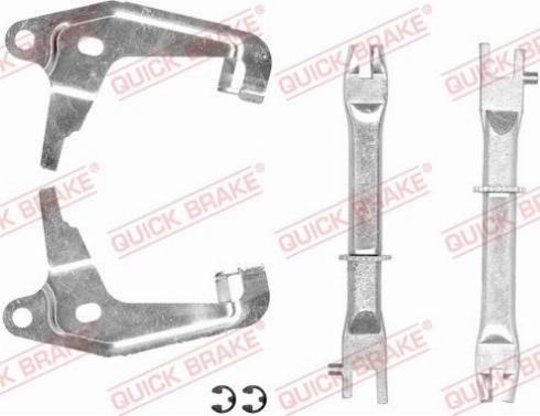 OJD Quick Brake 108 53 004 - Гальмівні колодки, дискові гальма autocars.com.ua