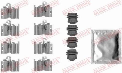 OJD Quick Brake 109-0015 - Комплектующие для колодок дискового тормоза avtokuzovplus.com.ua