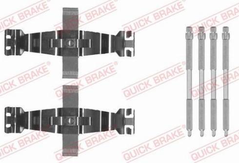 OJD Quick Brake 109-0022 - Комплектующие для колодок дискового тормоза autodnr.net
