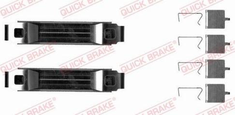 OJD Quick Brake 109-0029 - Комплектующие для колодок дискового тормоза autodnr.net